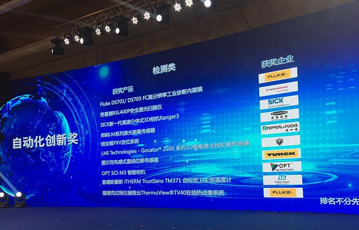 Z6尊龙旗下的SCI-M3智能相机，荣获自动化立异奖之“智能检测奖”